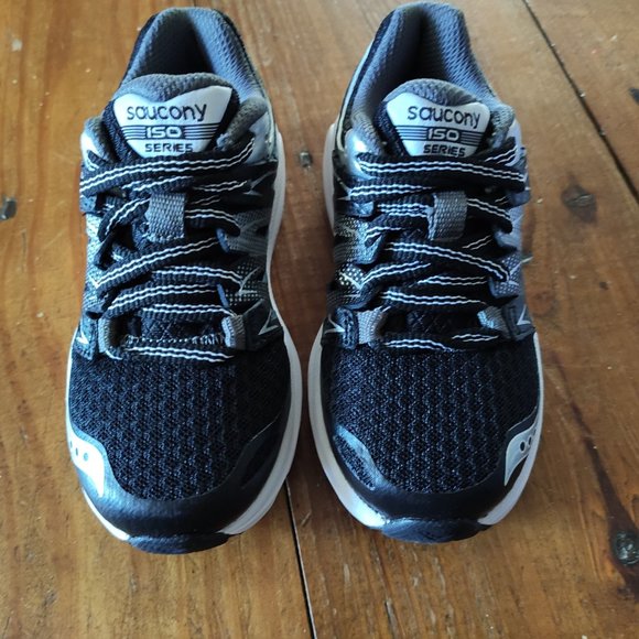 Saucony Zealot 2 Running Shoe (Little Kid) Black - Picture 1 of 10